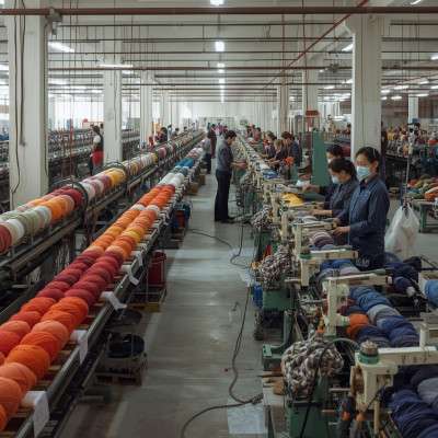 عمال فى مصانع