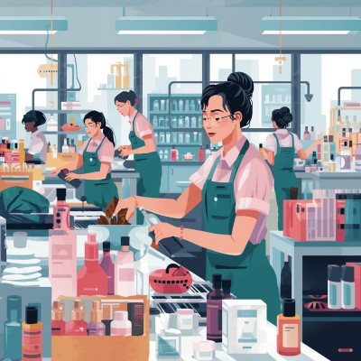 عمال فى مصانع