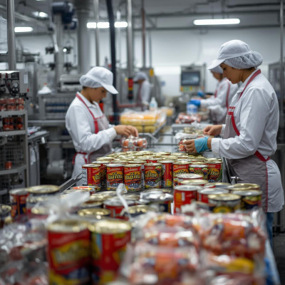 عمال فى مصانع