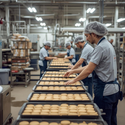 عمال فى مصانع