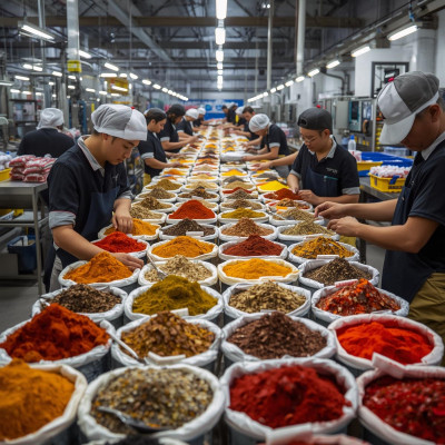 عمال فى مصانع