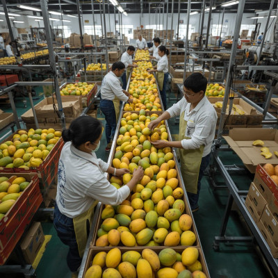 عمال فى مصانع