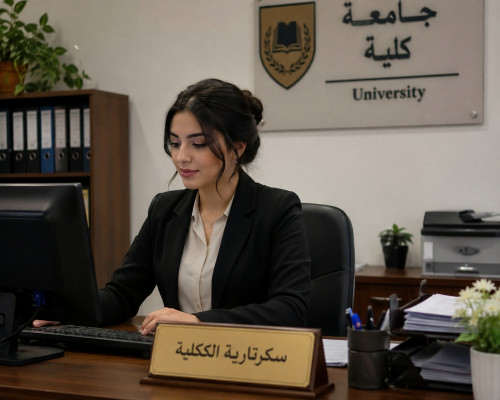 موظف استقبال بالجامعه الالمانيه