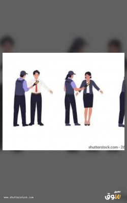 أفراد أمن في الشيخ زايد