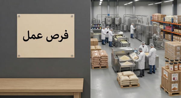مطلوب عمال لمصنع توابل بصل